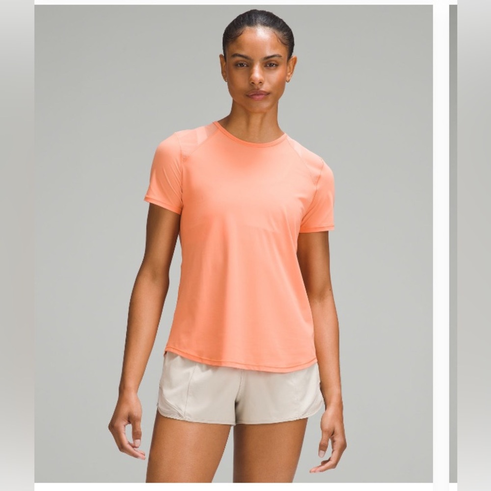 Lululemon Sculpt Top in Coral Kiss